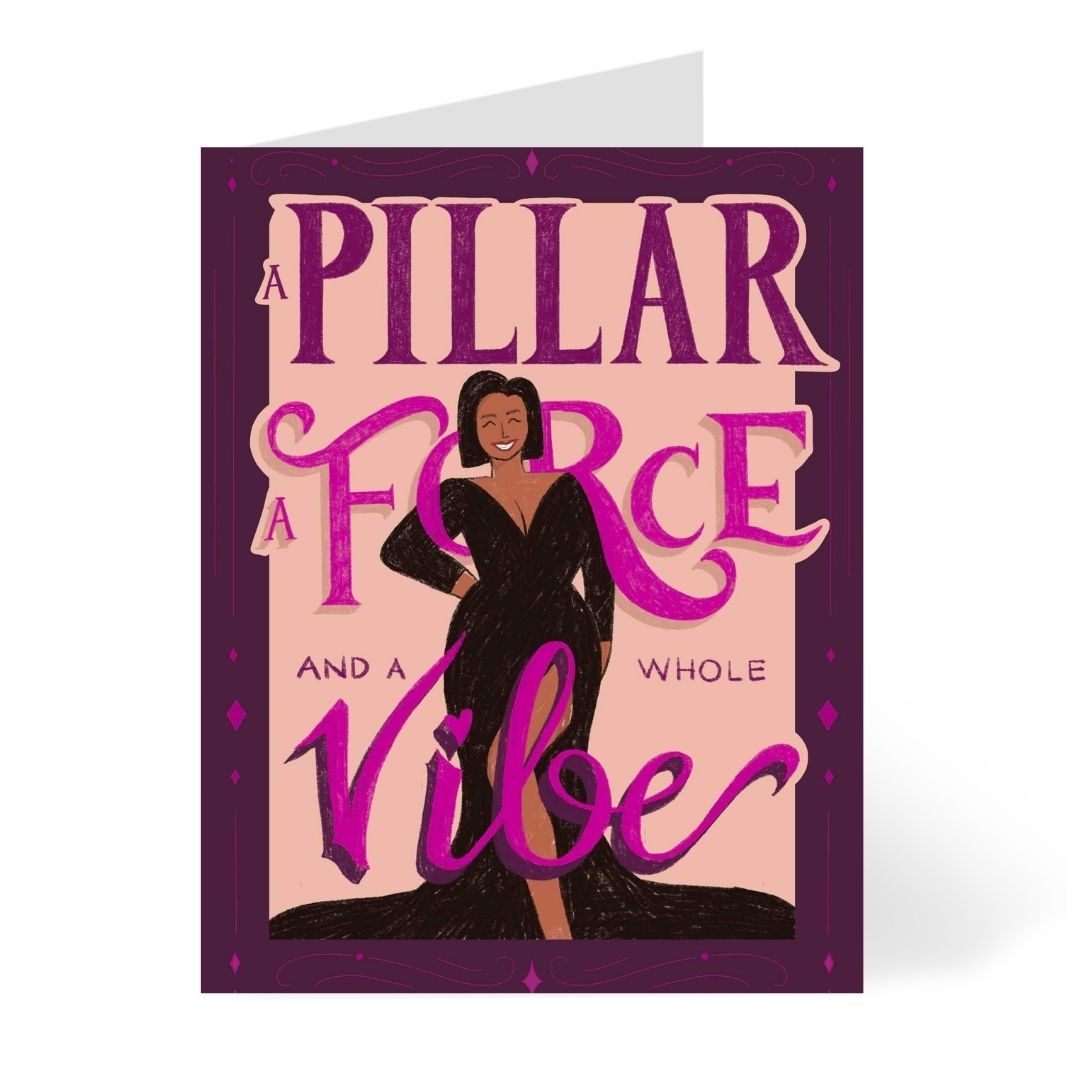 Pillar, Force, and a Whole Vibe Card by CHEERNOTES