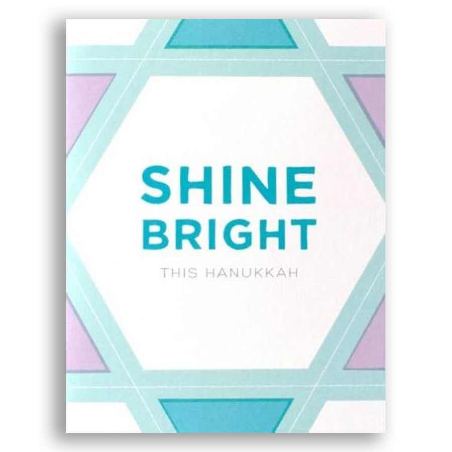 Shine Bright - Happy Hanukkah Card by GRAPHIC ANTHOLOGY