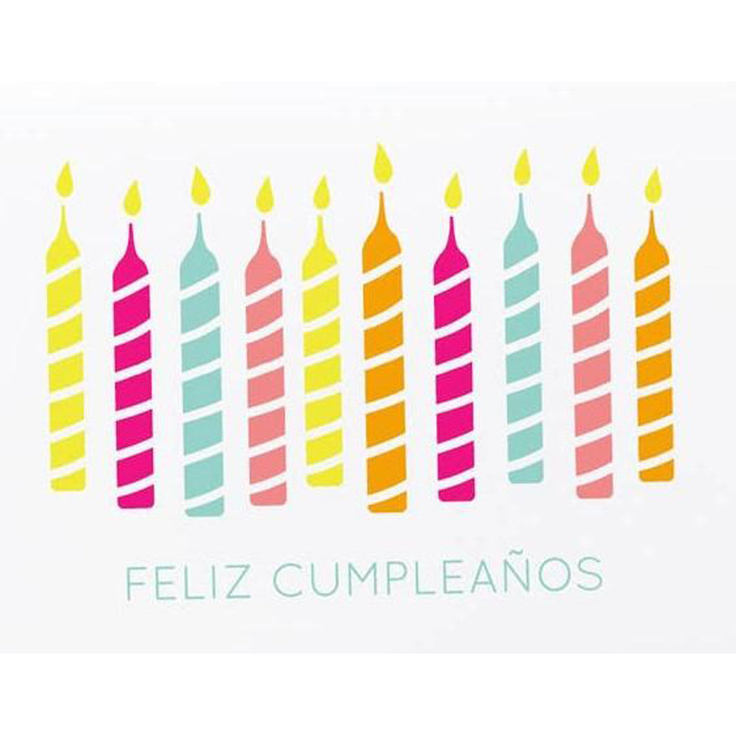 Velas de Feliz Cumplea√±os Card by GRAPHIC ANTHOLOGY