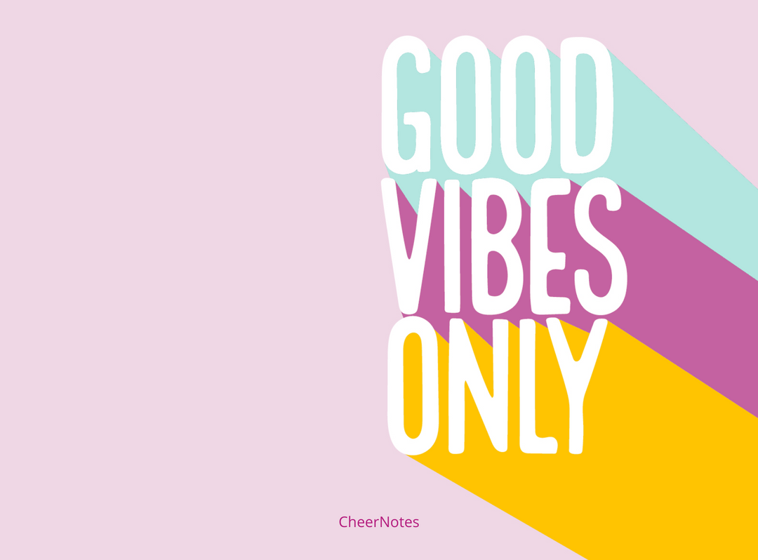 Good Vibes Only Social Stationery