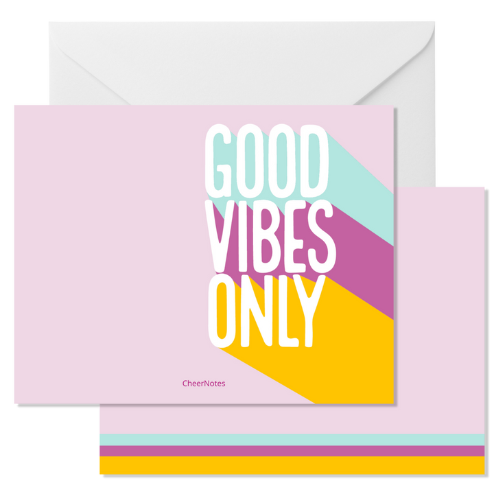 Good Vibes Only Social Stationery