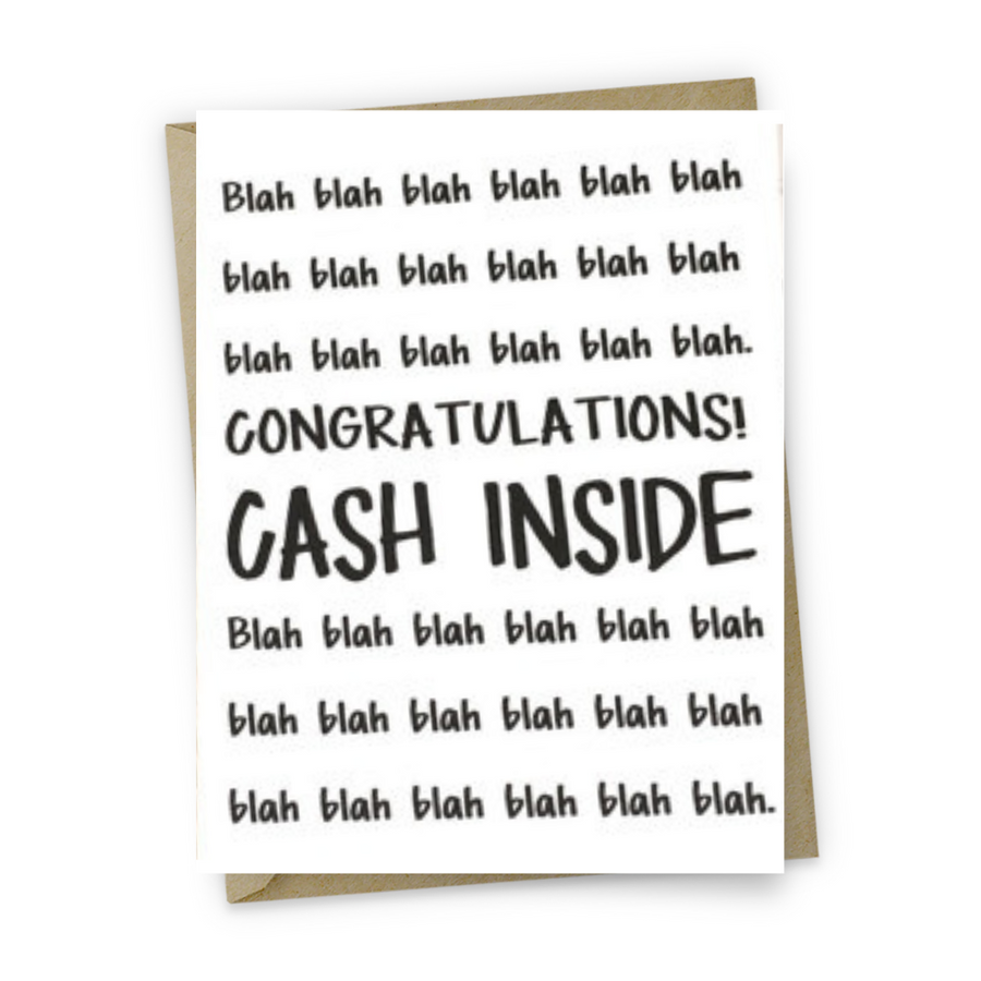 Cash Inside Card by HONEST AF CARDS