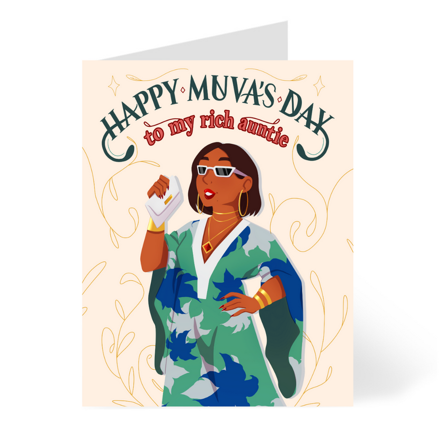 To My Rich Auntie Card by CHEERNOTES