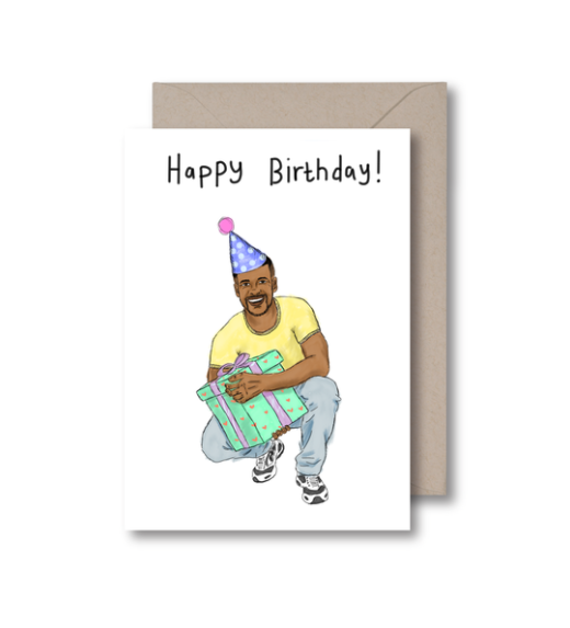 Happy Birthday Man Card by KITSCH NOIR