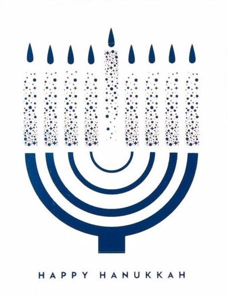 Happy Hanukkah Card by PAISLEY PAPER CO