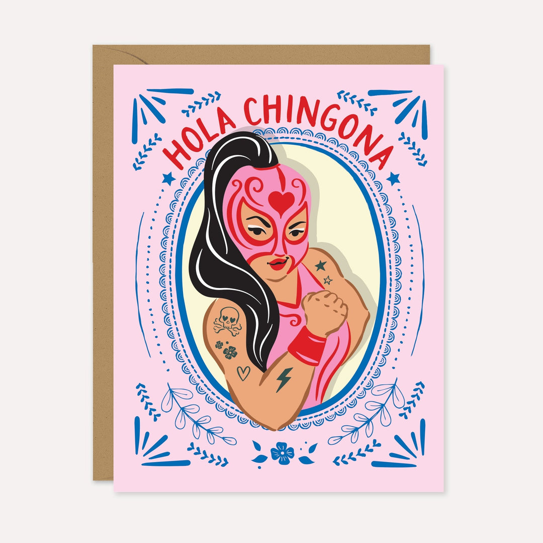 Hola Chingona Card by LUCY LOVES PAPER