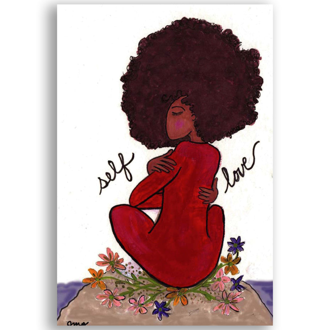 Self Love Card by LITTLE FEET'S OPUS