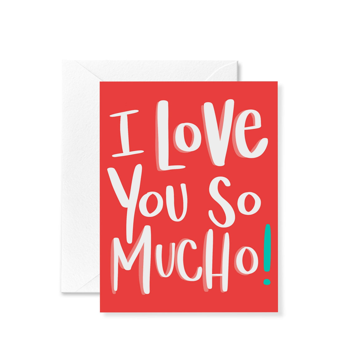 Mucho Love Card Card by ANNOUNCE DIVINELY