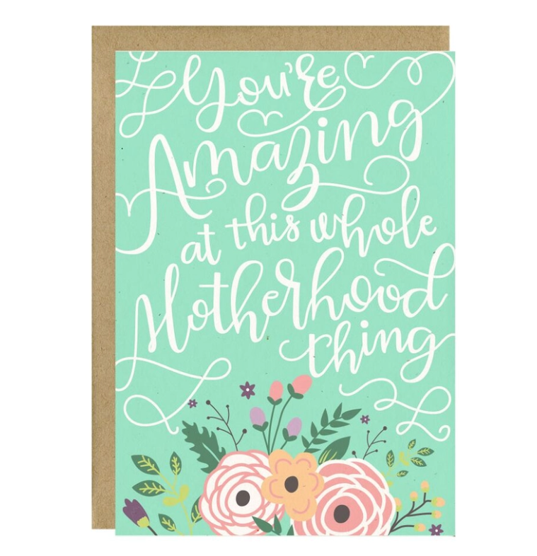 Motherhood Thing Card by LITTLE LOVELIES STUDIO