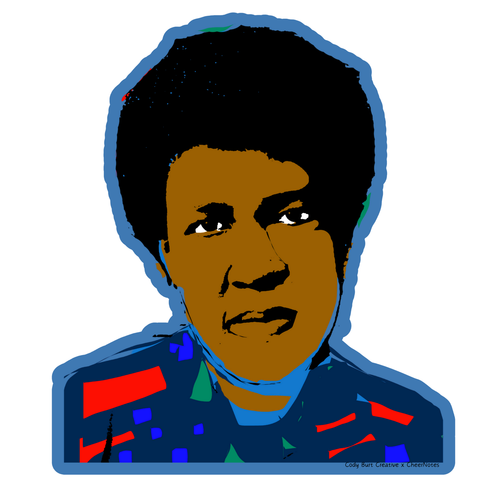 Octavia Butler Stickers by CODY BURT CREATIVE