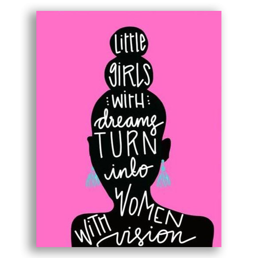 Girls With Dreams Card by PRETTY PEACOCK PAPERIE