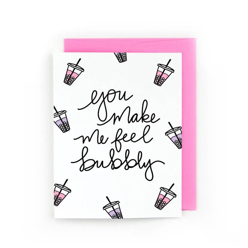 You Make Me Feel Bubbly Card by PRETTY PEACOCK PAPERIE
