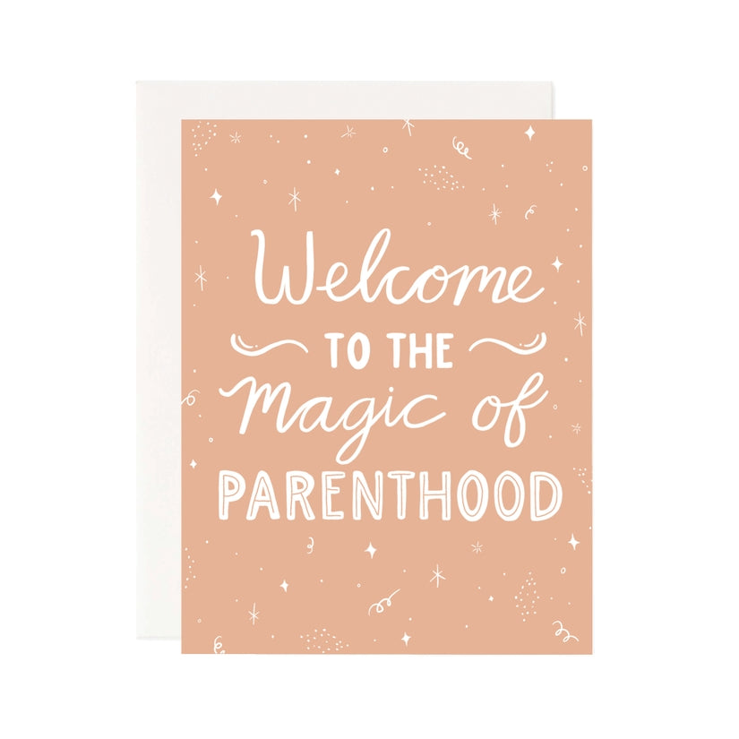Parenthood Greeting Card Card by PINEAPPLE SUNDAYS DESIGN STUDIO