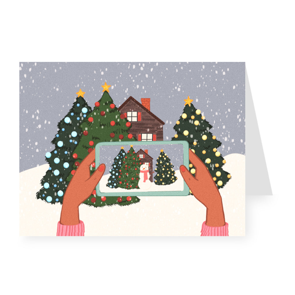 Snow Globe Card by CHEERNOTES