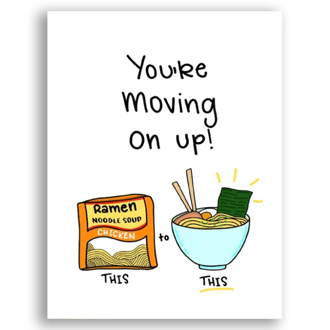 Moving Up Ramen Card by SIYO BOUTIQUE