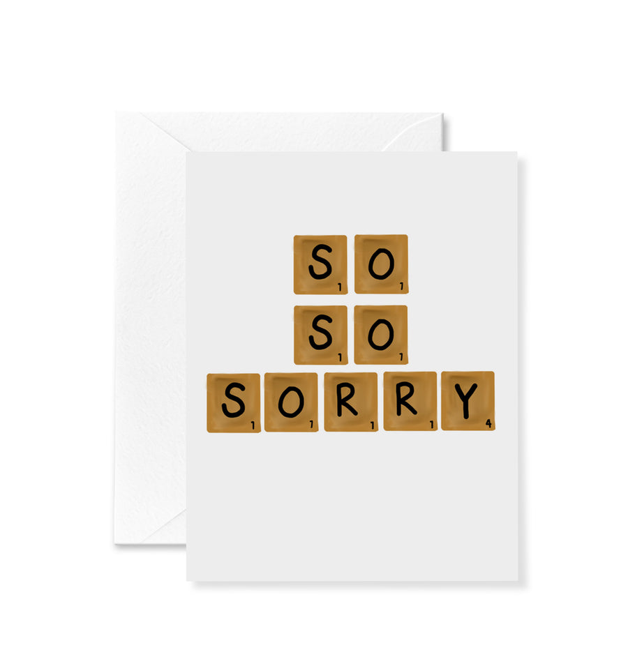 So So Sorry Card by ANNOUNCE DIVINELY