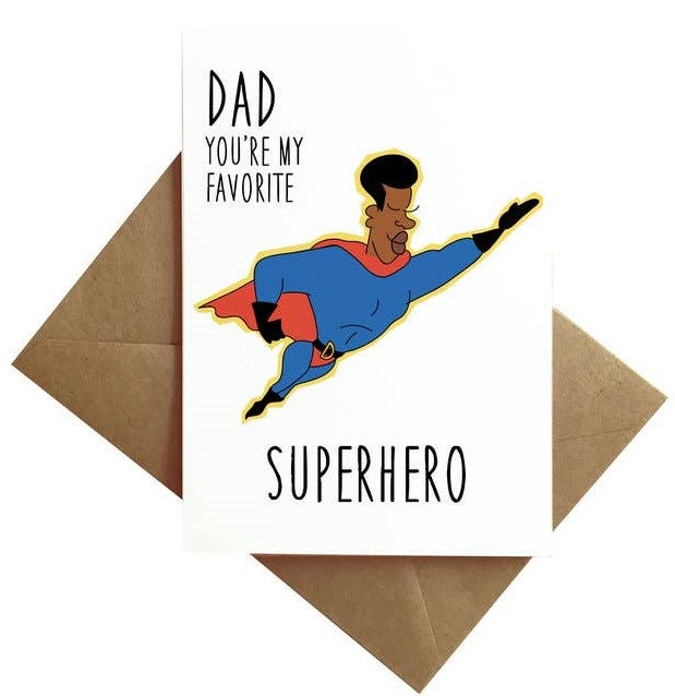 Superhero Dad Card by BY MS. JAMES