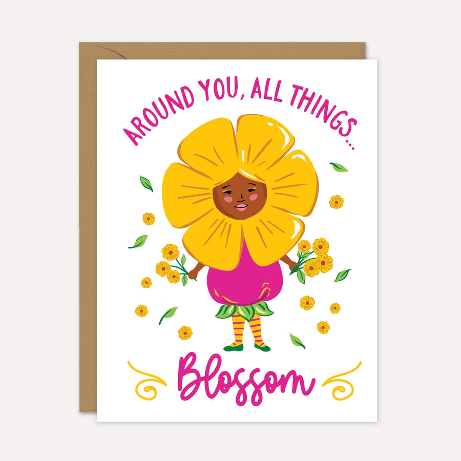 Things Blossom Around You Card by LUCY LOVES PAPER