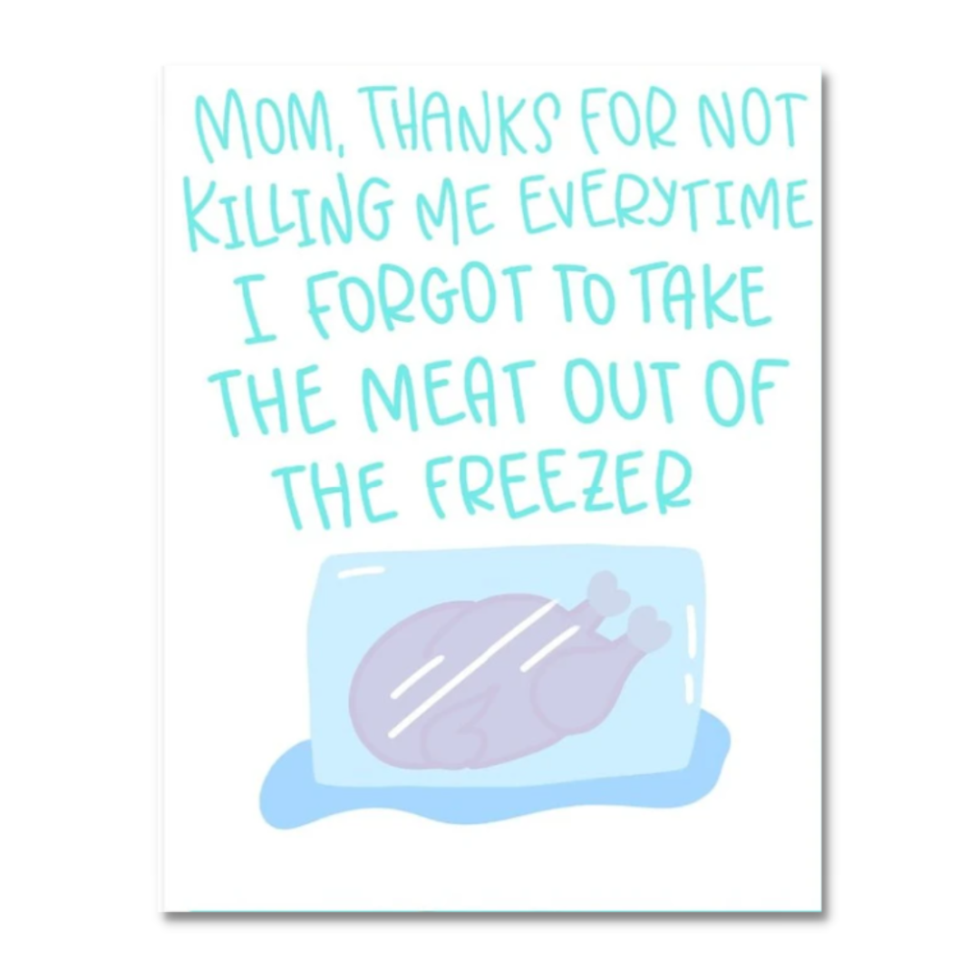 Freezer Meat Card by SIYO BOUTIQUE