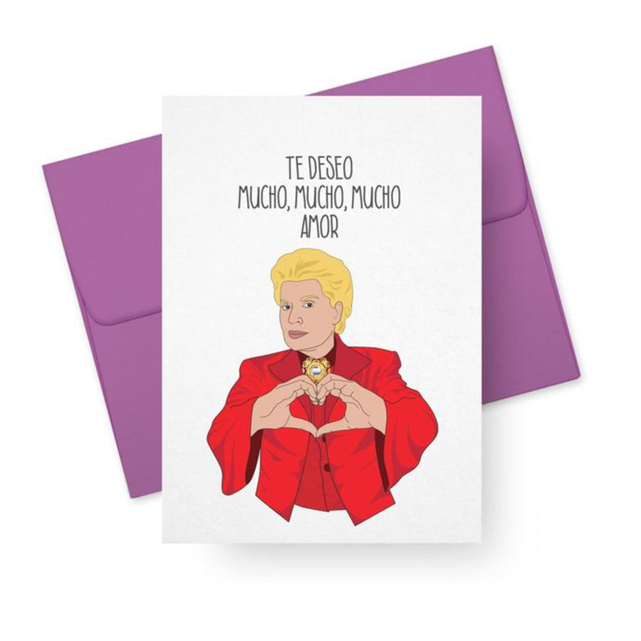 Te Deseo Mucho, Mucho, Mucho Amor Card by PAPER TACOS