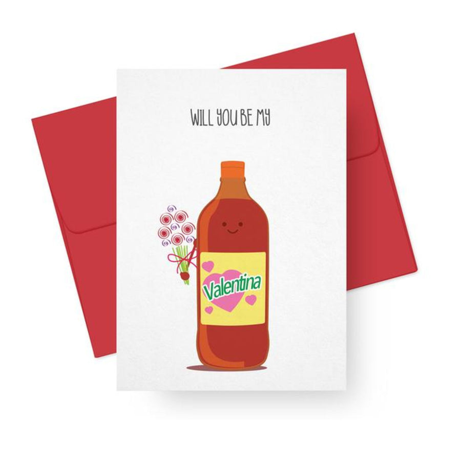 Will You Be My Valentina Card by PAPER TACOS