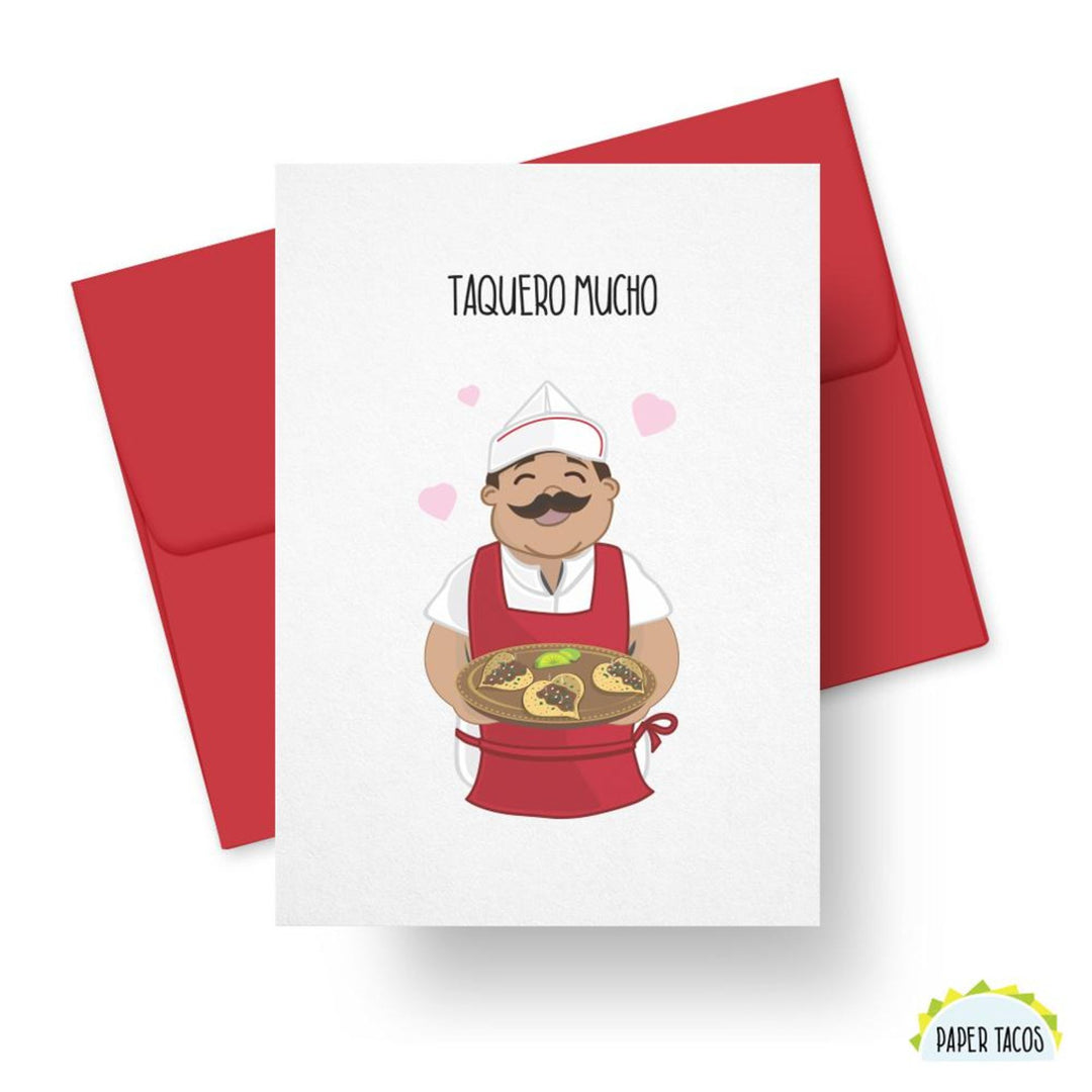 Taquero Mucho Card by PAPER TACOS